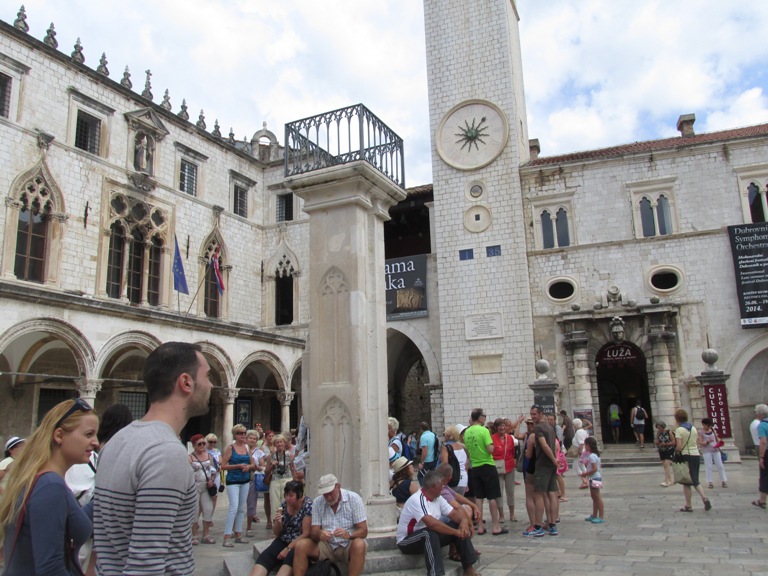 177 columna Orlando+turn ceasului+stg. palat Sponza